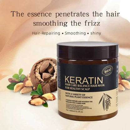 Keratin Hair Mask for Dry & Damaged Hair – Deep Repair Treatment for Smooth, Frizz-Free Shine