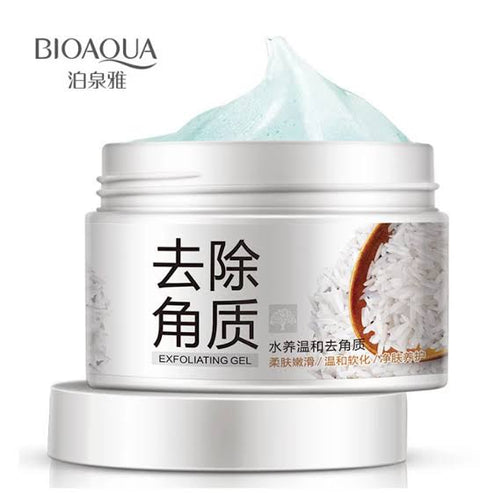 Pack of 2 Bioaqua Rice Gel And Peach Gel extract Acid Exfoliting Faca Gel Cream (140g)