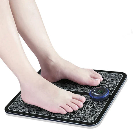EMS Foot Massager Mat – Electric Muscle Stimulation Pad for Pain Relief, Circulation & Relaxation | Portable Foot Massager