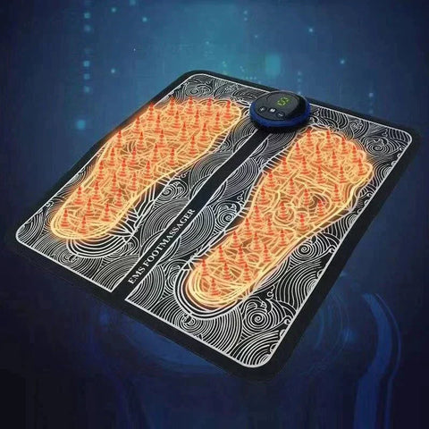 EMS Foot Massager Mat – Electric Muscle Stimulation Pad for Pain Relief, Circulation & Relaxation | Portable Foot Massager