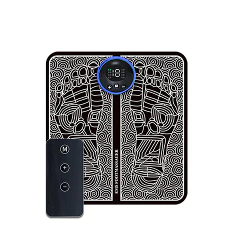 EMS Foot Massager Mat – Electric Muscle Stimulation Pad for Pain Relief, Circulation & Relaxation | Portable Foot Massager