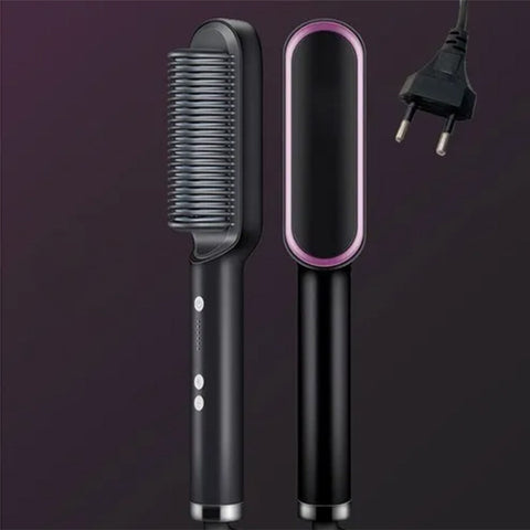 New 909 Hair Straightener Brush -Model FH 909 High Quality Efficient Heating Technology - New 909 Hair Straightener Brush