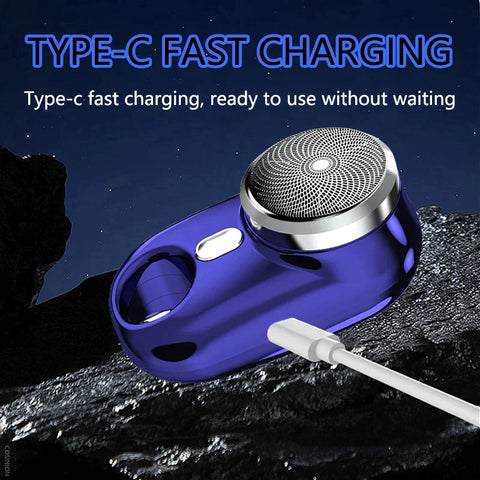 Mini Shaver Portable Electric Shaver, Electric Razor 6 Blade New Pocket Size Portable Electric Shaver For Men, Magic USB Mini Shaver Electric Razor For Men, Rechargeable Travel Razor