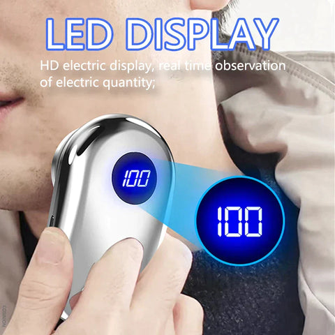 Mini Shaver Portable Electric Shaver, Electric Razor 6 Blade New Pocket Size Portable Electric Shaver For Men, Magic USB Mini Shaver Electric Razor For Men, Rechargeable Travel Razor