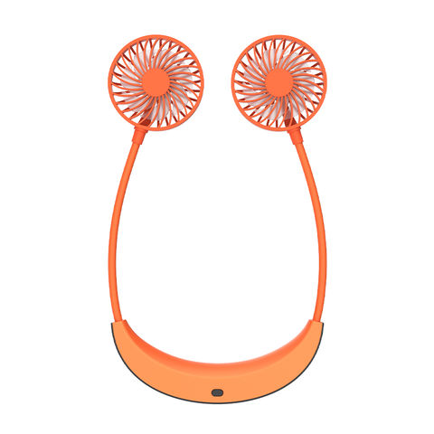 Portable Wearable Neck Fan – Hands-Free Turbo Cooling Neckband Fan for Travel, Work & Outdoor  Adjustable Airflow Rechargeable Personal Fan for Instant Cooling Comfort in Summer 🔋 Lightweight USB Rechargeable Neck Fan for Jogging, Cooking, Off