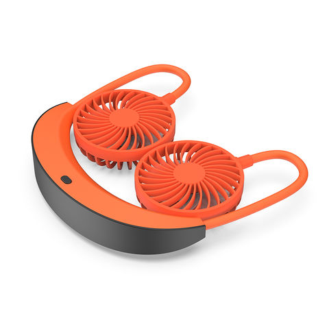 Portable Wearable Neck Fan – Hands-Free Turbo Cooling Neckband Fan for Travel, Work & Outdoor  Adjustable Airflow Rechargeable Personal Fan for Instant Cooling Comfort in Summer 🔋 Lightweight USB Rechargeable Neck Fan for Jogging, Cooking, Off