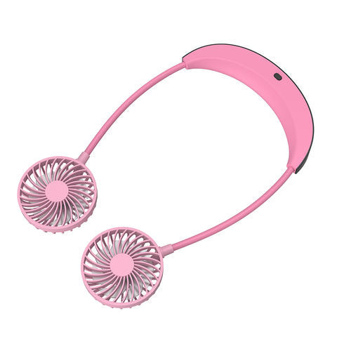 Portable Wearable Neck Fan – Hands-Free Turbo Cooling Neckband Fan for Travel, Work & Outdoor  Adjustable Airflow Rechargeable Personal Fan for Instant Cooling Comfort in Summer 🔋 Lightweight USB Rechargeable Neck Fan for Jogging, Cooking, Off