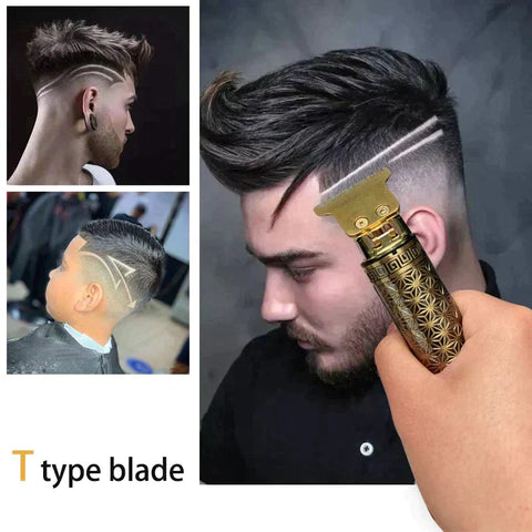 VINTAGE T9 RECHARGEABLE Electric Hair CLIPPER Cutting Machine Professional Hair Barber Trimmer For Men T9 Clipper Shaver