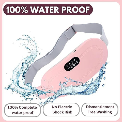 Period Pain Relief Belt for Women & Girls – Heating Pad Massager for Menstrual Cramps||Portable Waist Massager||Heating Pad