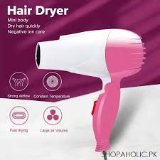 Nova Combo Of Hair Dryer Plus 2 In 1 Hair Straightener, dryer and hair straightner and curler, Pack OF 2 NCH Hair Dryer & 2 In 1 Hair Straightener & Curler
