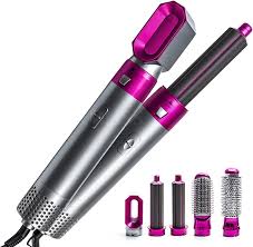 5 in 1 Hair Styler Multi-Function Professional Styling Tool Hair Dryer |Hair Curler| Hot Air Comb| Hair Straightener Automatic Hair Curler & Hair Straightener Professional Multifunctional Hair Styling Tool For Women & Girls