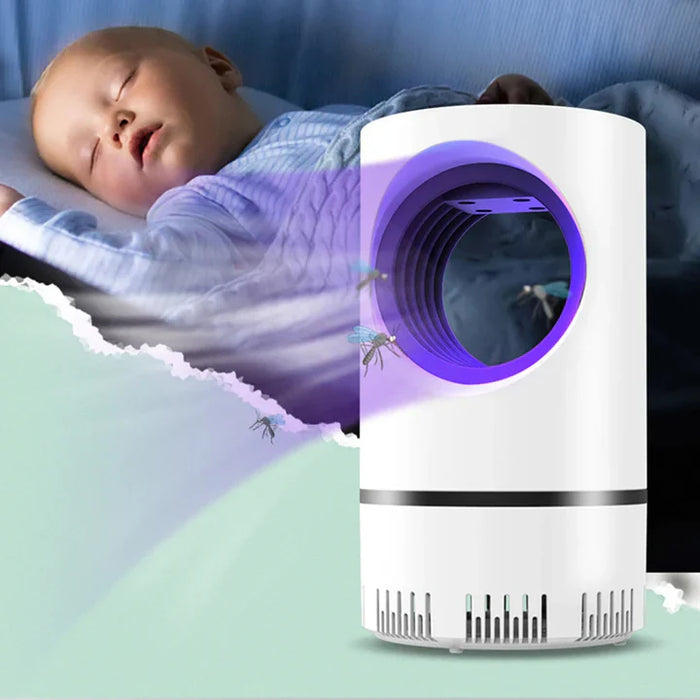 Electric Mosquito Killer Lamp USB LED Insect Trap UV Light Bug Zapper Fly Killer Portable Mosquito Catcher Device Indoor Pest Control Machine for Home Bedroom Office Use